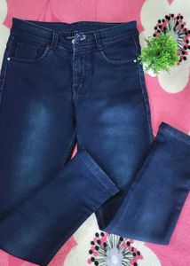 Dark Blue Denim Jeans
