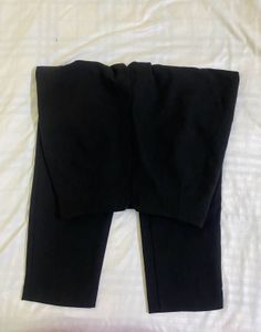 Zara High rise Black Momfit Pant Waist 30