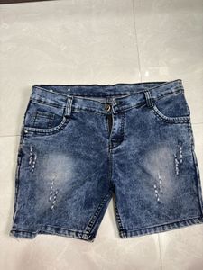 Acid Wash Denim Shorts