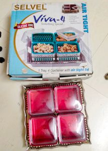 SELAVEL Air Tight Container With One Tray