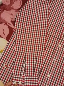 Red Checks Mens Shirt