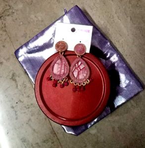 Varnee Pink Drop Earrings