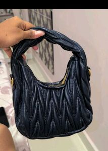 Miu-Miu Quilted Leather Handba