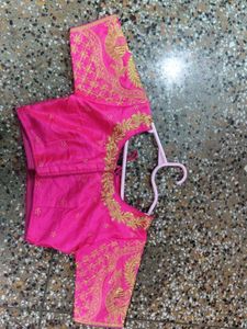 Pink Embroidered Blouse