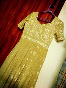 New Anarkali With Shawl💚💚💚