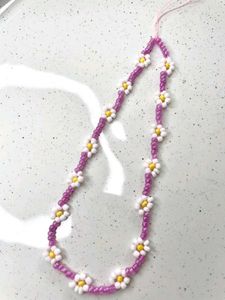 Cute Daisy Pearl Phone Charm Strap💚