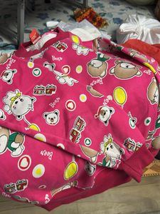 Cute Bear Print Sweatshirt