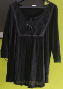 Cute Black Baffalo Top