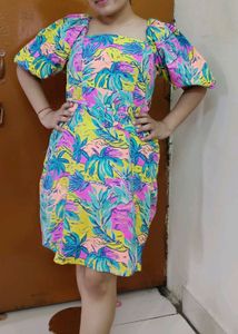 Only Multicoloured Dress With Pockets