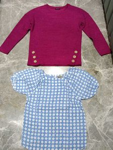 Bundle: Sweater & Blouse