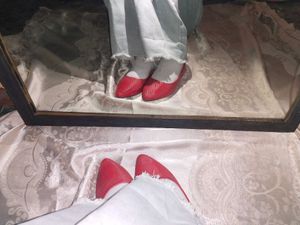 Red Pointed-Toe Ballets