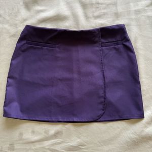 Purple Mini Skirt