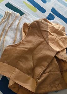 (Sale)Chiffon Saree With Blouse