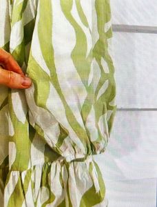 Zara Green Print Dress
