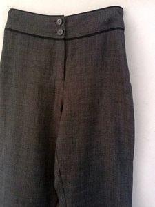 Straight High Waist  Trousers Pant