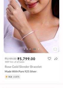 Rose Gold Slender Bracelet