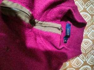 Burgundy Pullover Sweater