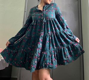 Green Comfy Dress