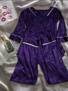 Cozy Satin Night Suit