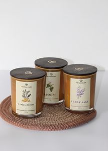Scented Candle Jar 200ml - Clary Sage