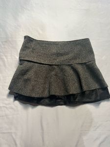 Tiered Flared Mini Skirt