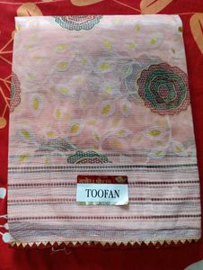 Nude Colour Net Saree
