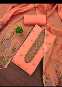 Peach Dress Material