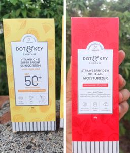Combo Of Dot & Key 🍓 Moisturizer & Vit C Sunscree