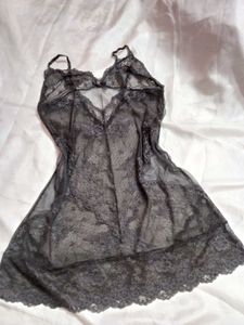 Lace Babydoll Slip Dress