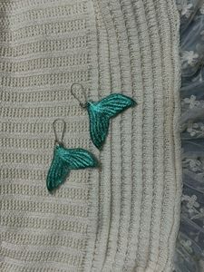 Mermaid Ocean themed earrings