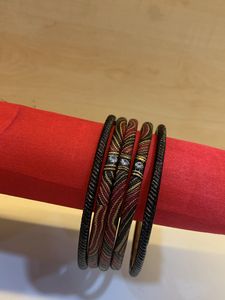 Traditional Black Bangles - Set Of 4