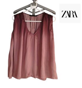 Zara Basic Silk Top/Blouse