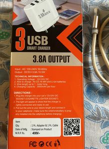 3 USB Smart Charger