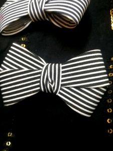 Striped Hair Bows (Set of 2)