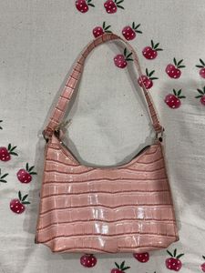 Pink pinterest Y2K Baguette Shoulder Bag