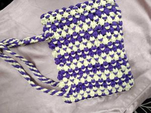 Handmade Knitted Tote Bag