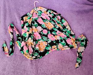 New Korean Wrap Around Top