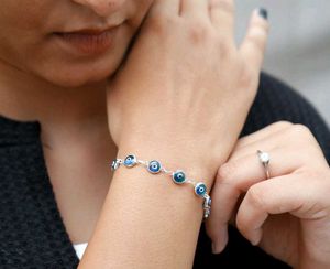 Evil Eye Braclet Pure Silver 925