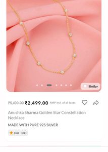 GIVA Star Necklace 🆕