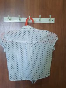 Cute Polka Dot Top for Girls