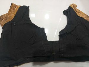 Elegant Black &amp; Gold Blouse