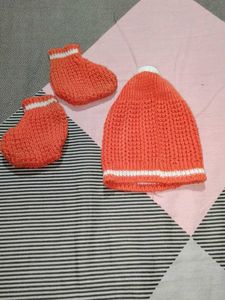 Knitted Baby Outfit Set