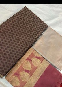 Banarasi Mauve Suit