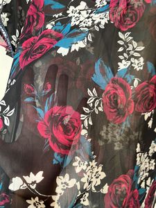 ALL ABOUT YOU- Black Semi Sheer Top