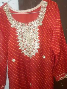 Lahariya Kurti With Skirt