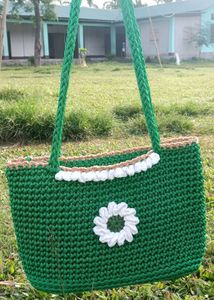Handmade Crocheted Shoulder bag.