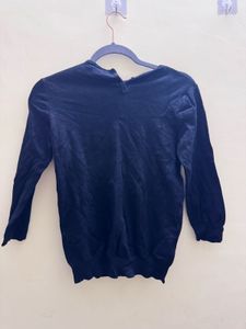 Navy Blue Knit Sweater