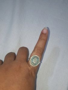 Blue Neclace With Ring