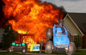 Kaiju Water Bomb Truck Toy