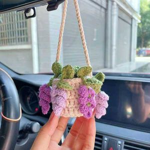Crochet Flower Hanging Plant